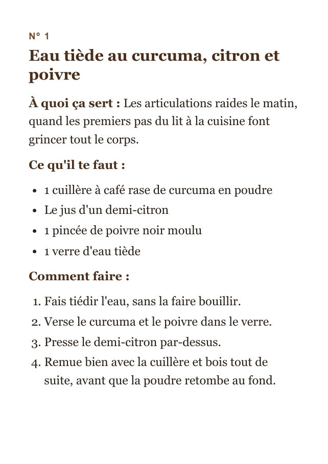 Page d'une recette du Carnet de Nonna